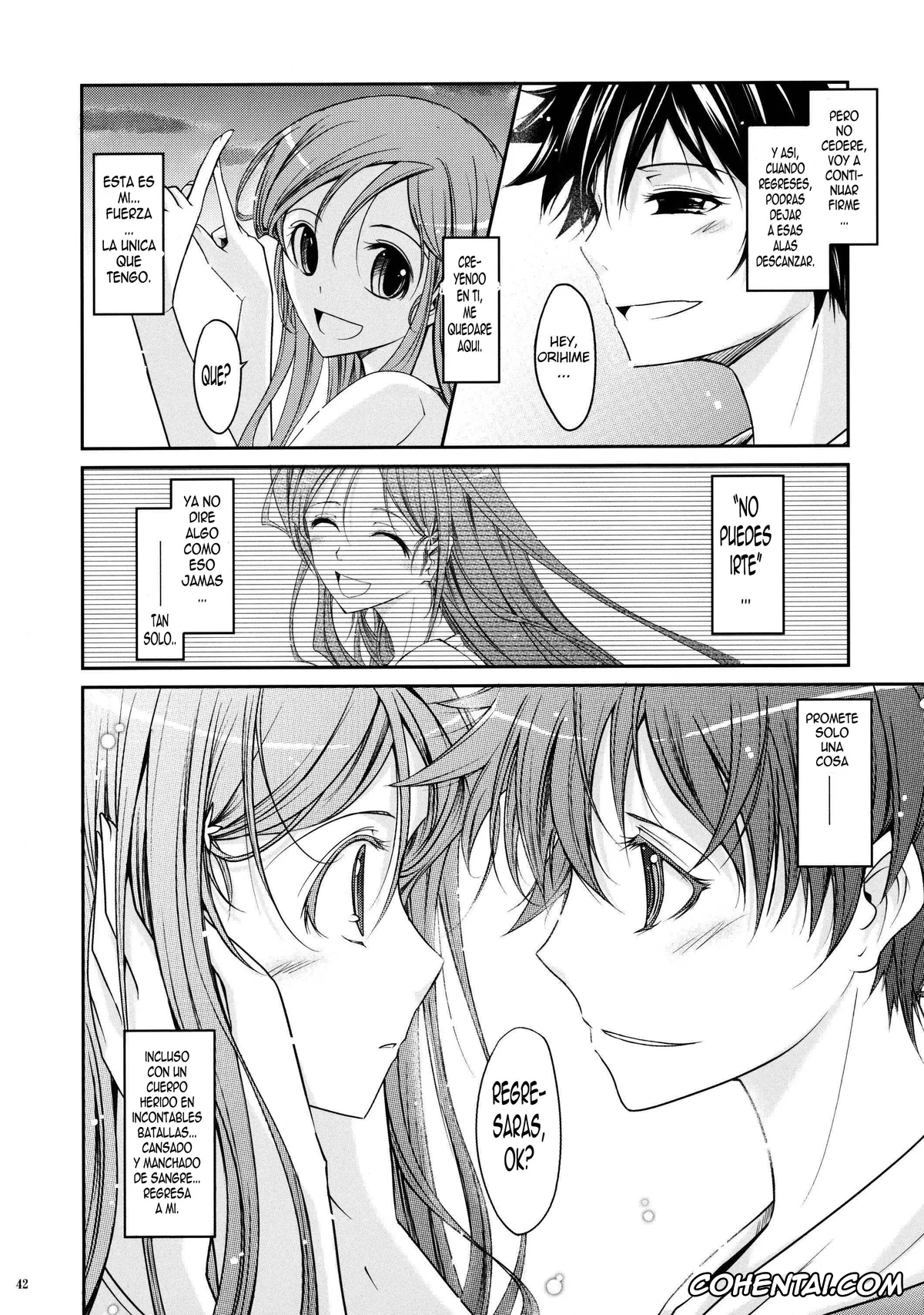 Bleach porno, Orihime Inoue porno, Soi Fon porno, Tatsuki Arisawa porno, Yoruichi Shihoin porno, Aki-Akane -Kouhen II- (Bleach), pagina 41