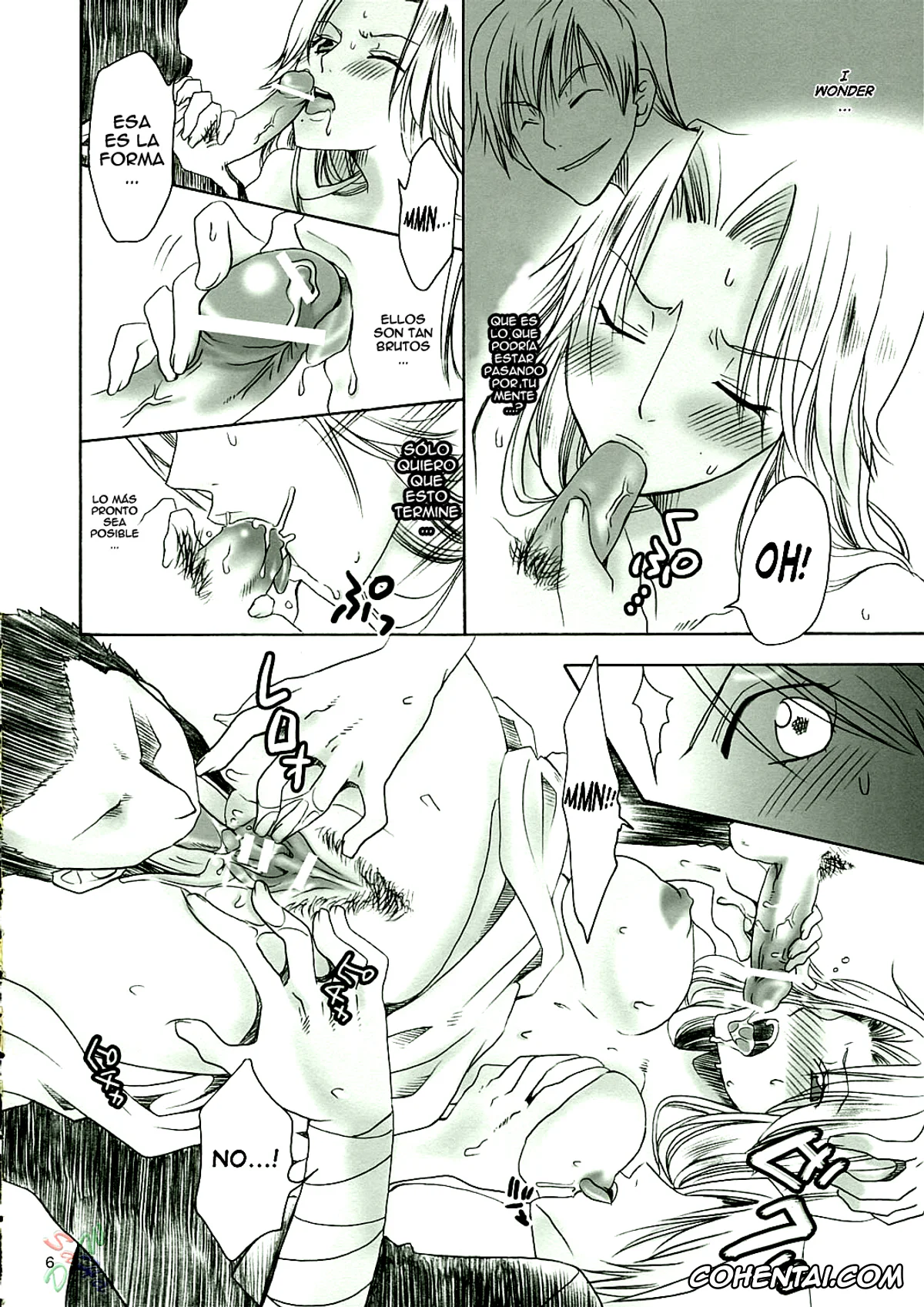 Bleach porno, Rangiku Matsumoto porno, Toushirou Hitsugaya porno, Kokucho Ranbu (Bleach), pagina 5
