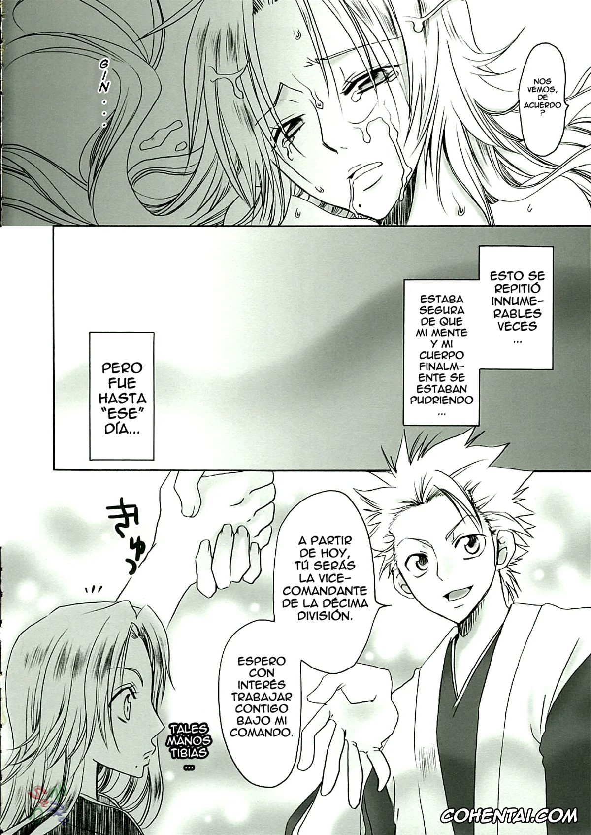 Bleach hentai, Rangiku Matsumoto hentai, Toushirou Hitsugaya hentai, Kokucho Ranbu (Bleach), pagina 15