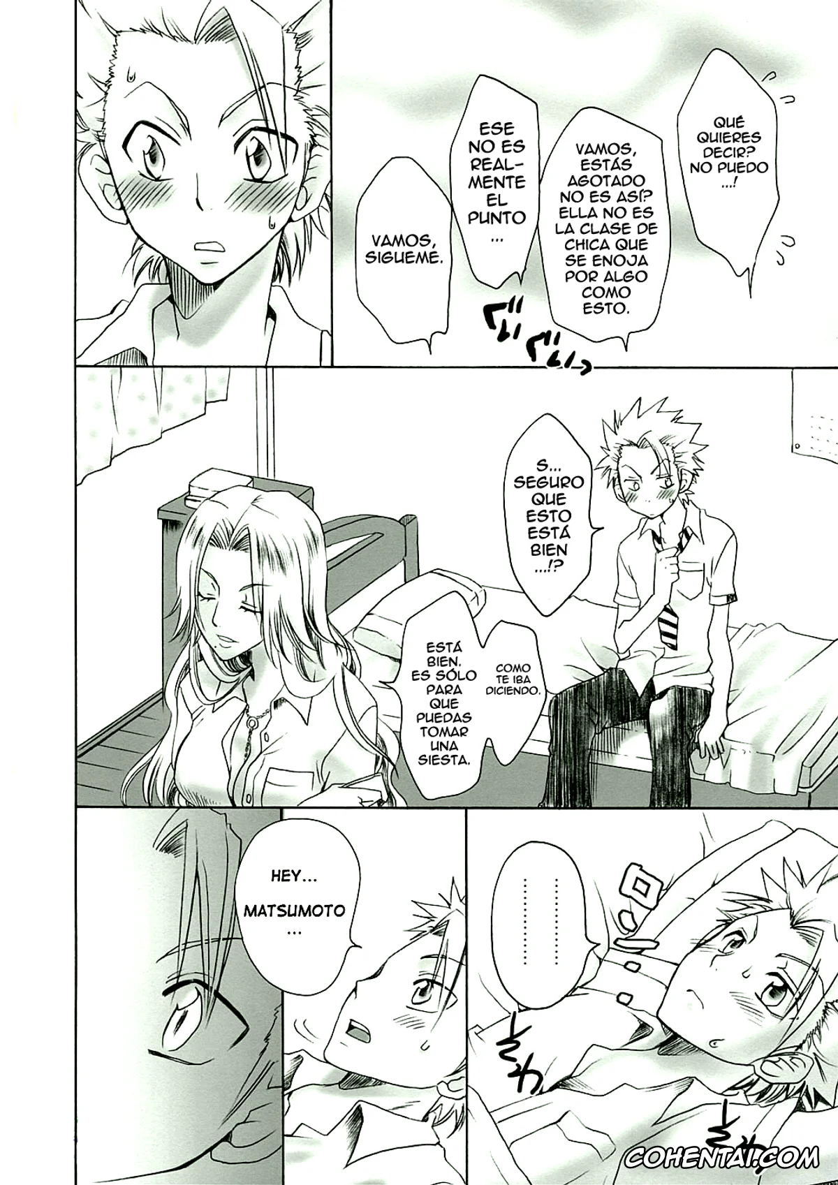 Bleach porno, Rangiku Matsumoto porno, Toushirou Hitsugaya porno, Kokucho Ranbu (Bleach), pagina 17