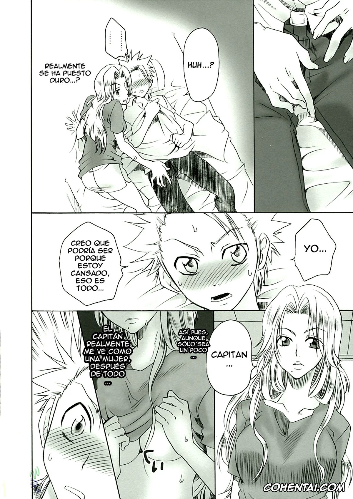 Bleach xxx, Rangiku Matsumoto xxx, Toushirou Hitsugaya xxx, Kokucho Ranbu (Bleach), pagina 19
