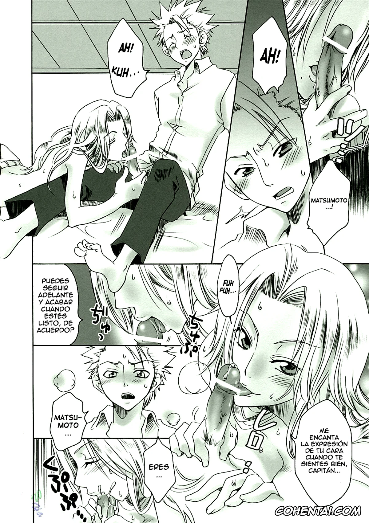 Bleach hentai, Rangiku Matsumoto hentai, Toushirou Hitsugaya hentai, Kokucho Ranbu (Bleach), pagina 21