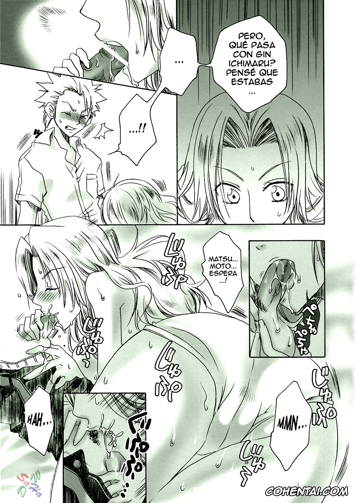 Bleach xxx, Rangiku Matsumoto xxx, Toushirou Hitsugaya xxx, Kokucho Ranbu (Bleach), pagina 22