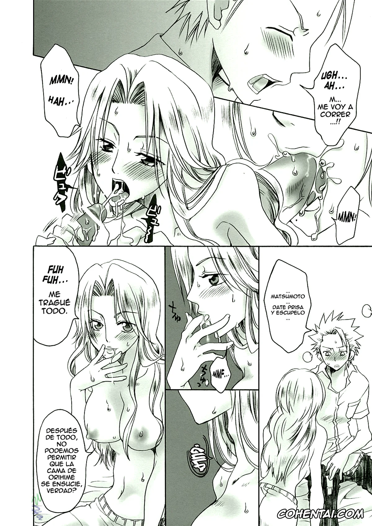 Bleach porno, Rangiku Matsumoto porno, Toushirou Hitsugaya porno, Kokucho Ranbu (Bleach), pagina 23