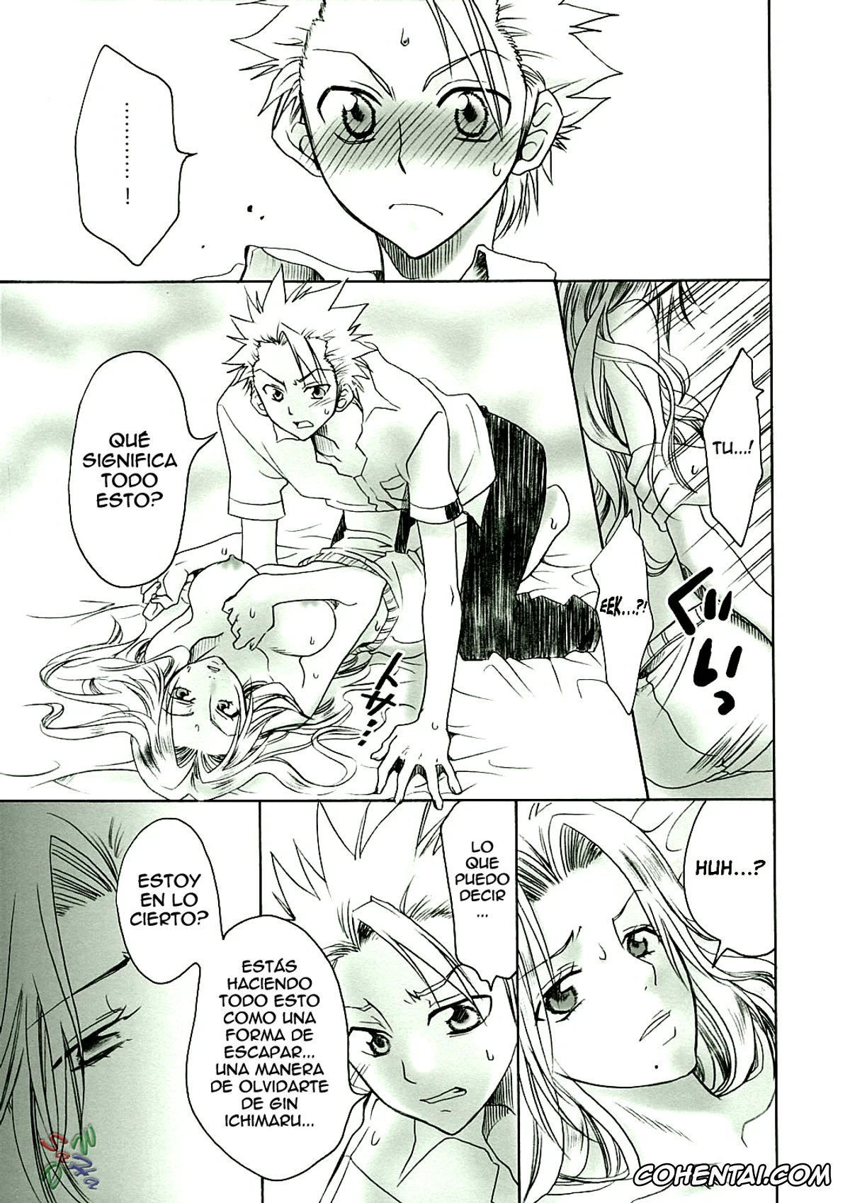 Bleach hentai, Rangiku Matsumoto hentai, Toushirou Hitsugaya hentai, Kokucho Ranbu (Bleach), pagina 24