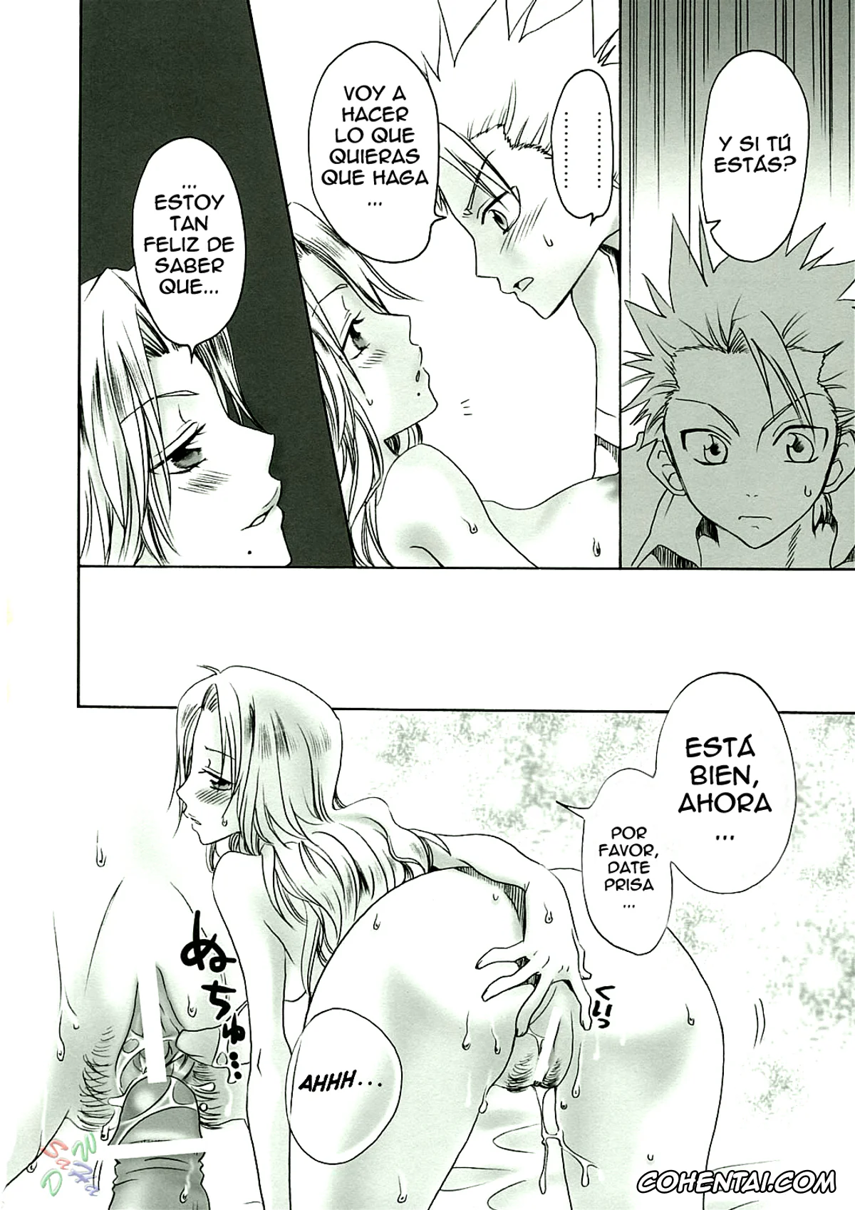Bleach xxx, Rangiku Matsumoto xxx, Toushirou Hitsugaya xxx, Kokucho Ranbu (Bleach), pagina 25