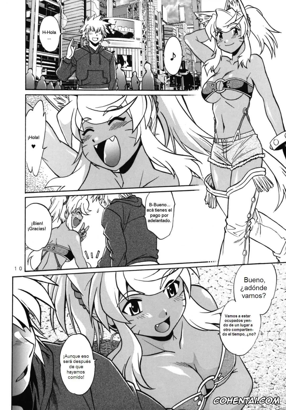Renkin San-kyuu Magical? Pokaan xxx, Liru xxx, Kemonotachi no Bansan 2 (Renkin 3-kyuu Magical? Pokaan), pagina 10