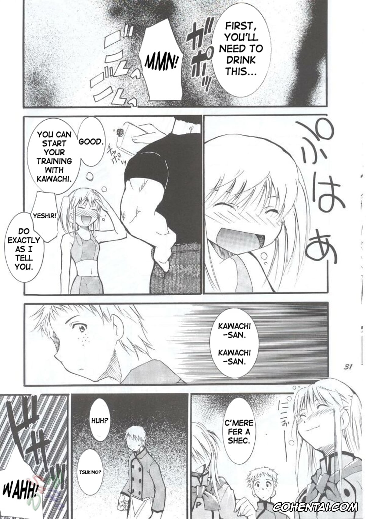 Yakitate Japan xxx, Kazuma Azuma xxx, Ken Matsushiro xxx, Mizuno Azusagawa xxx, Tsukino Azusagawa xxx, Ja Ja Ja Ja Japan 1 (Yakitate!! Japan), pagina 31