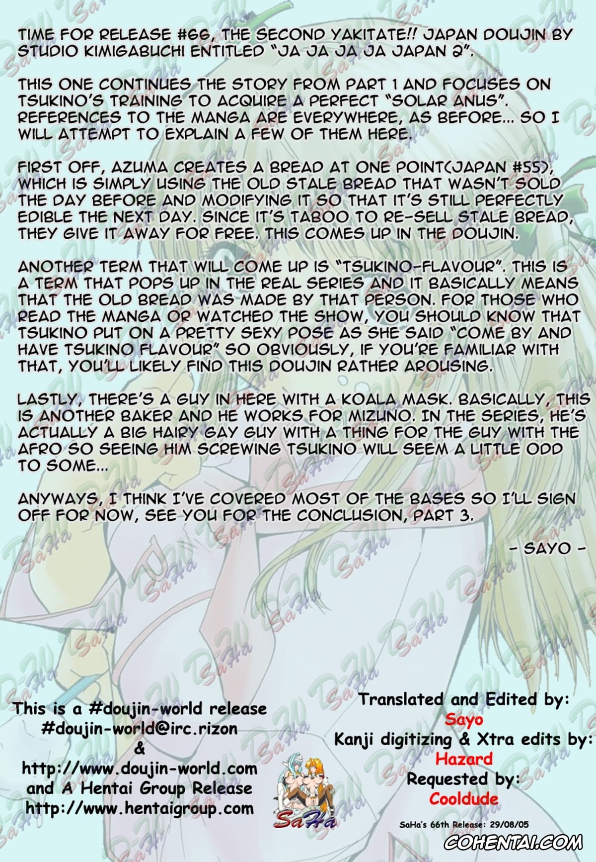 Yakitate Japan porno, Kyousuke Kawachi porno, Tsukino Azusagawa porno, Ja Ja Ja Ja Japan 2 (Yakitate!! Japan), pagina 5