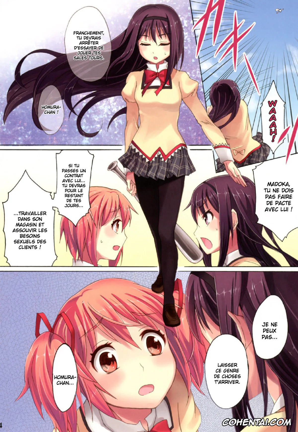 Puella Magi Madoka Magica xxx, Homura Akemi xxx, Mahou Fuzoku Deli heal Magica 3 (Puella Magi Madoka Magica), pagina 4