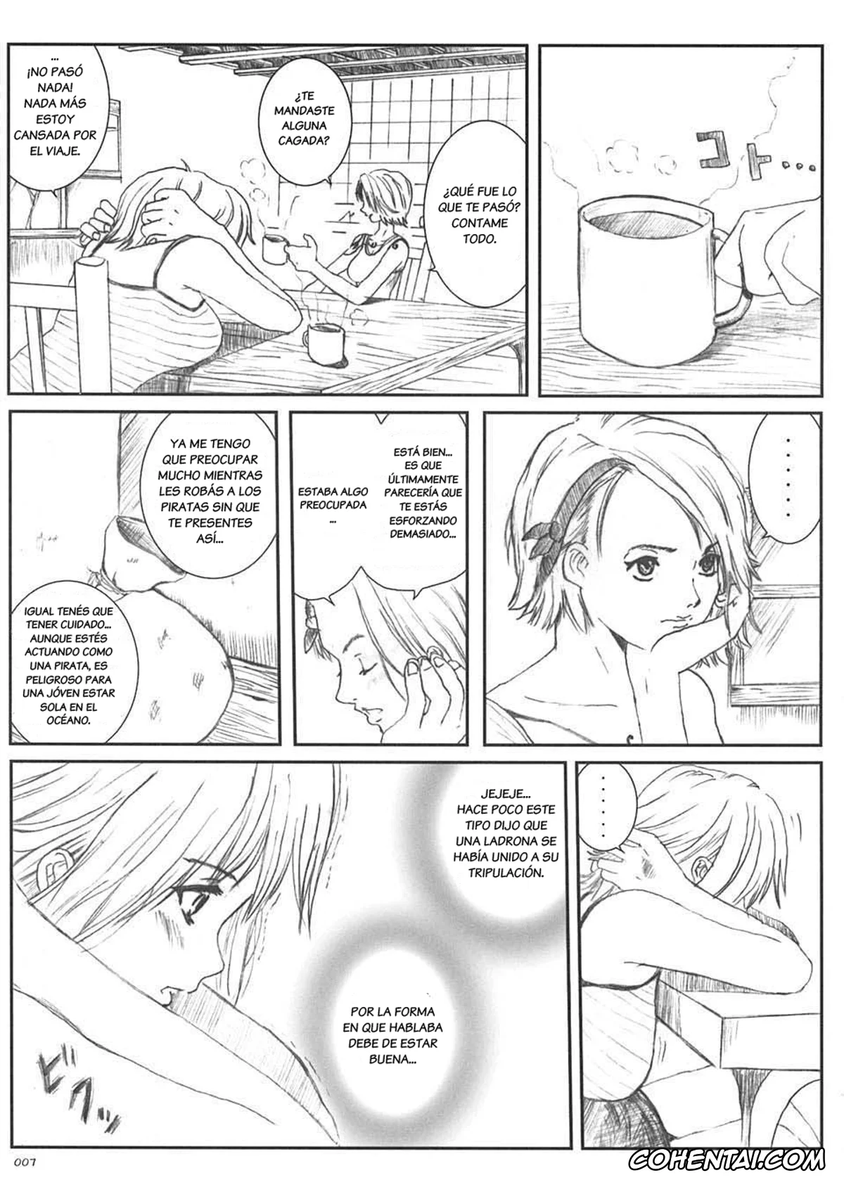 One Piece hentai, Nami hentai, Kuusou Zikken Vol.5 (One Piece), pagina 6