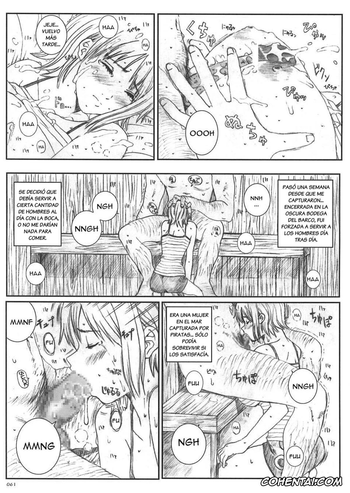 One Piece hentai, Nami hentai, Kuusou Zikken Vol.5 (One Piece), pagina 60