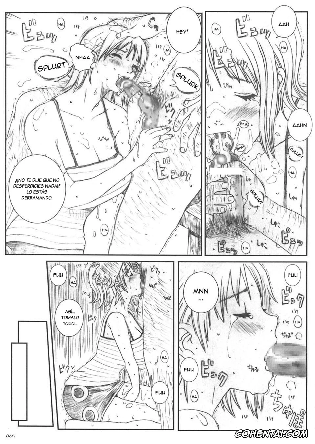 One Piece xxx, Nami xxx, Kuusou Zikken Vol.5 (One Piece), pagina 64