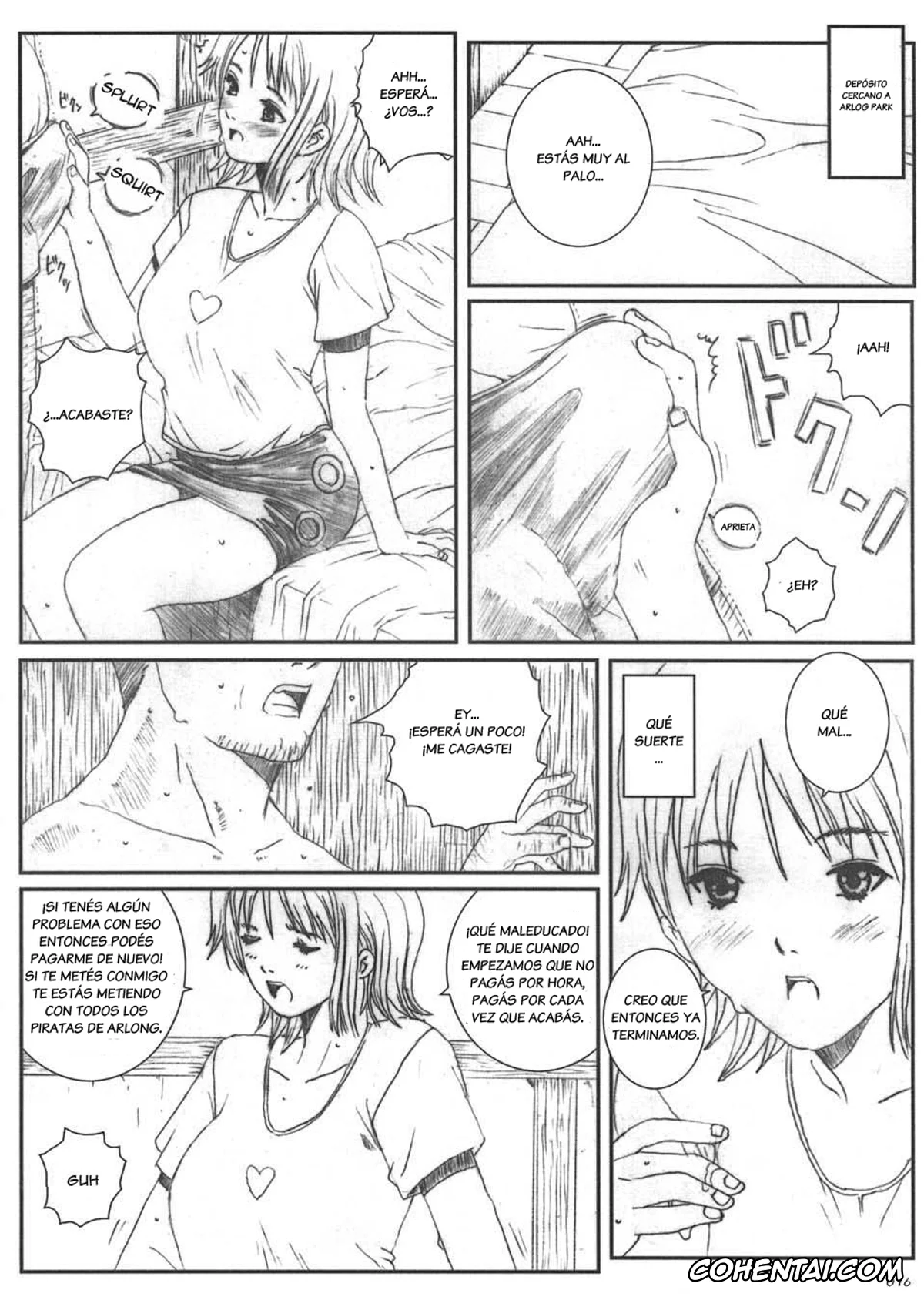 One Piece hentai, Nami hentai, Kuusou Zikken Vol.5 (One Piece), pagina 75