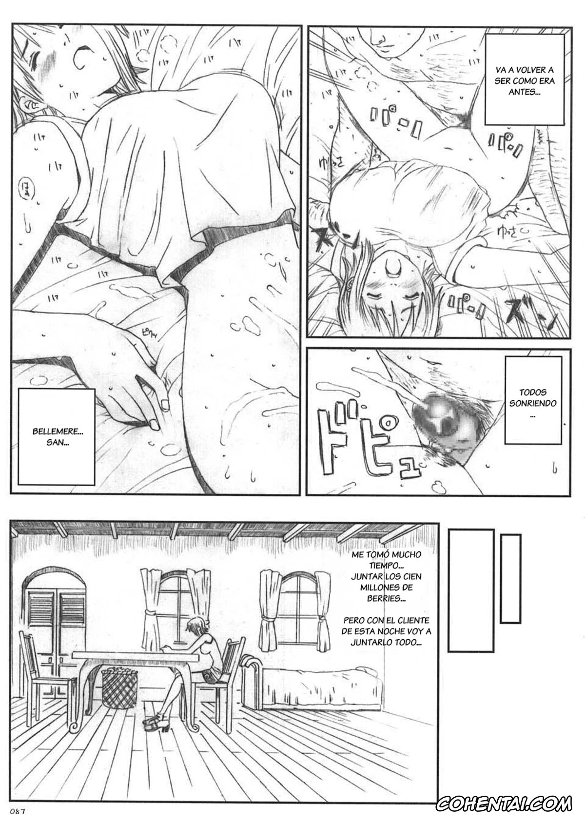 One Piece porno, Nami porno, Kuusou Zikken Vol.5 (One Piece), pagina 86