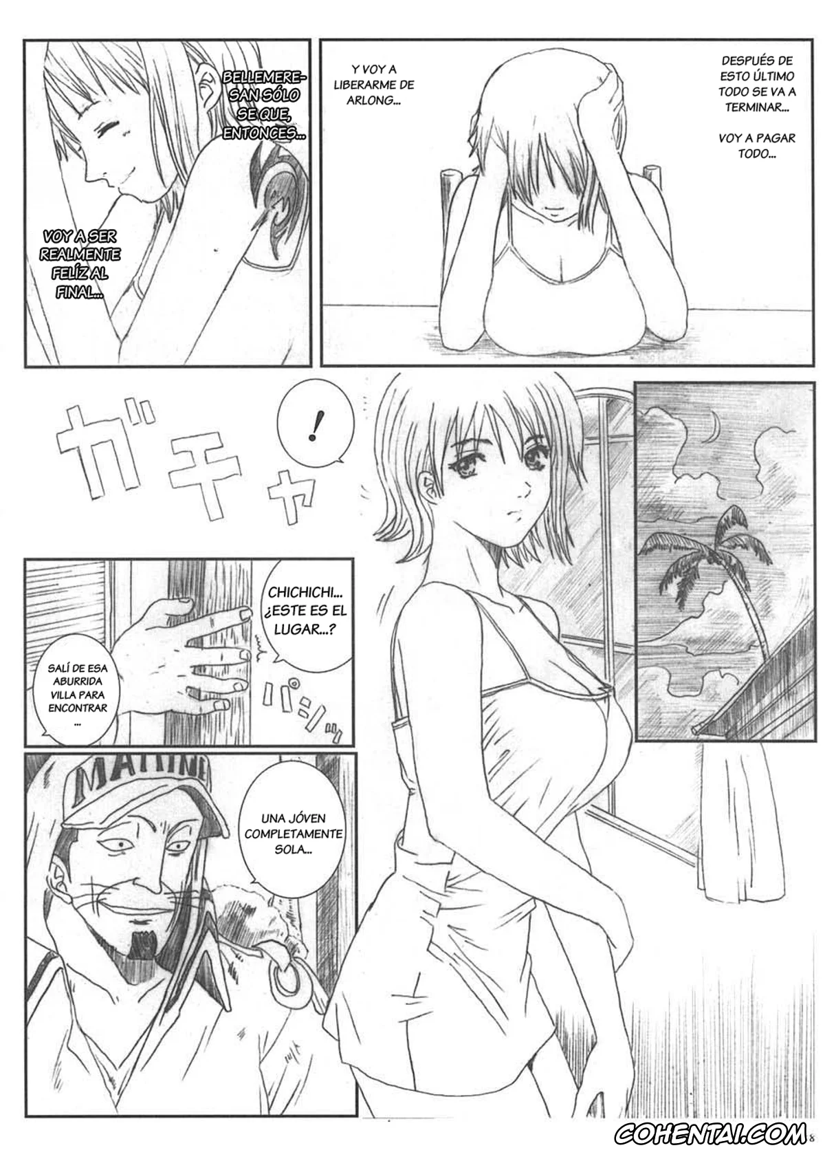 One Piece hentai, Nami hentai, Kuusou Zikken Vol.5 (One Piece), pagina 87