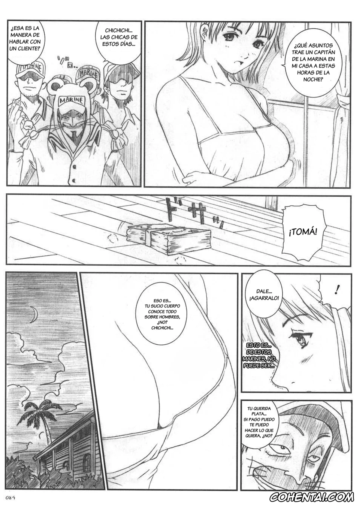 One Piece xxx, Nami xxx, Kuusou Zikken Vol.5 (One Piece), pagina 88