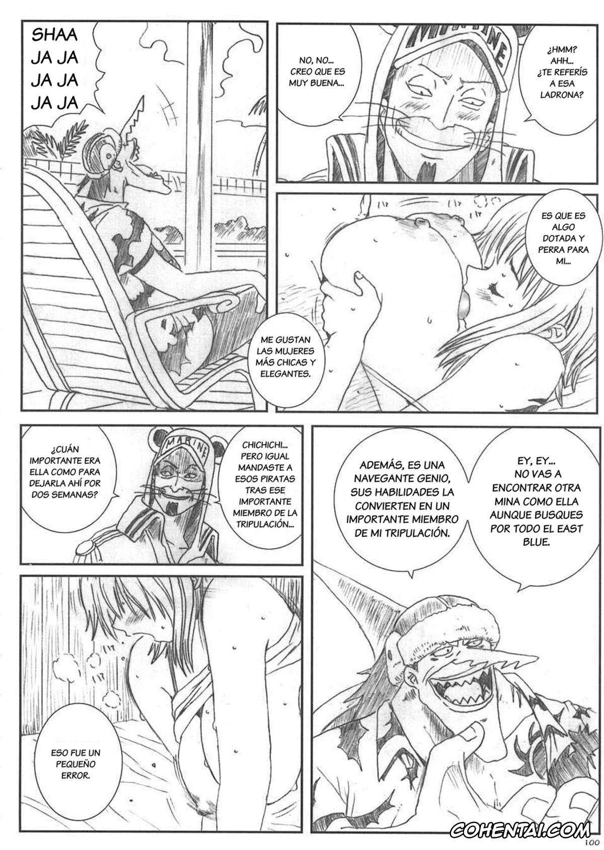 One Piece hentai, Nami hentai, Kuusou Zikken Vol.5 (One Piece), pagina 99