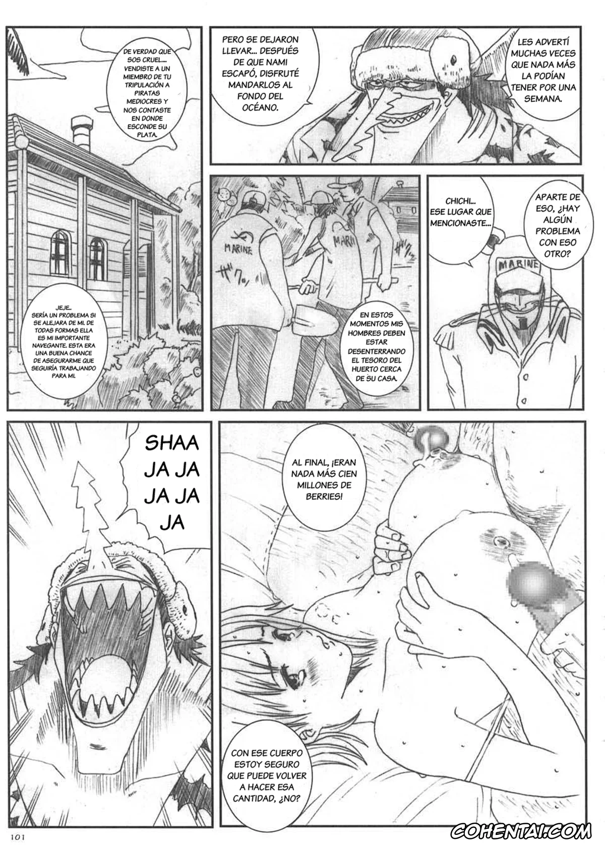One Piece xxx, Nami xxx, Kuusou Zikken Vol.5 (One Piece), pagina 100