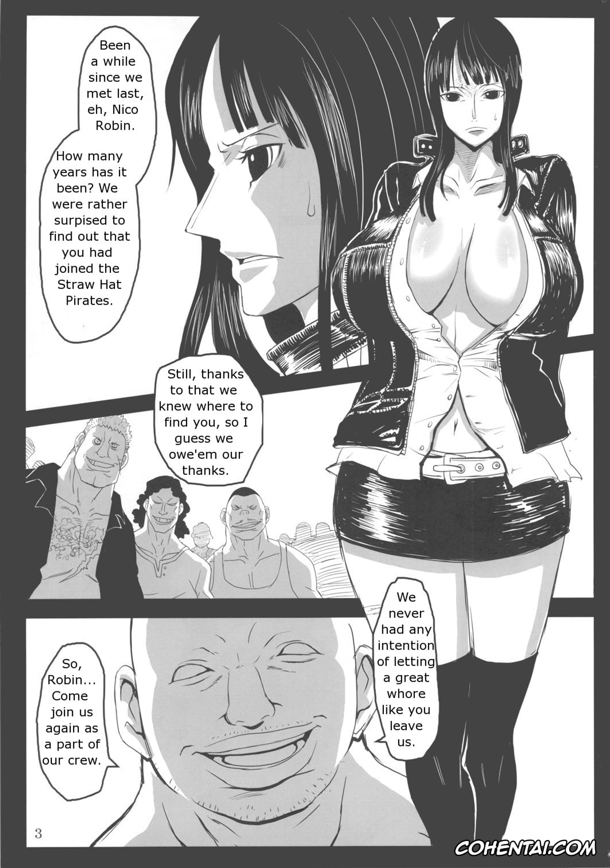 One Piece porno, Nico Robin porno, Metabolism OP Kyonyuu Kyoshiri Shoufu Nico Robin no Keshi Tai Kako (One Piece), pagina 2