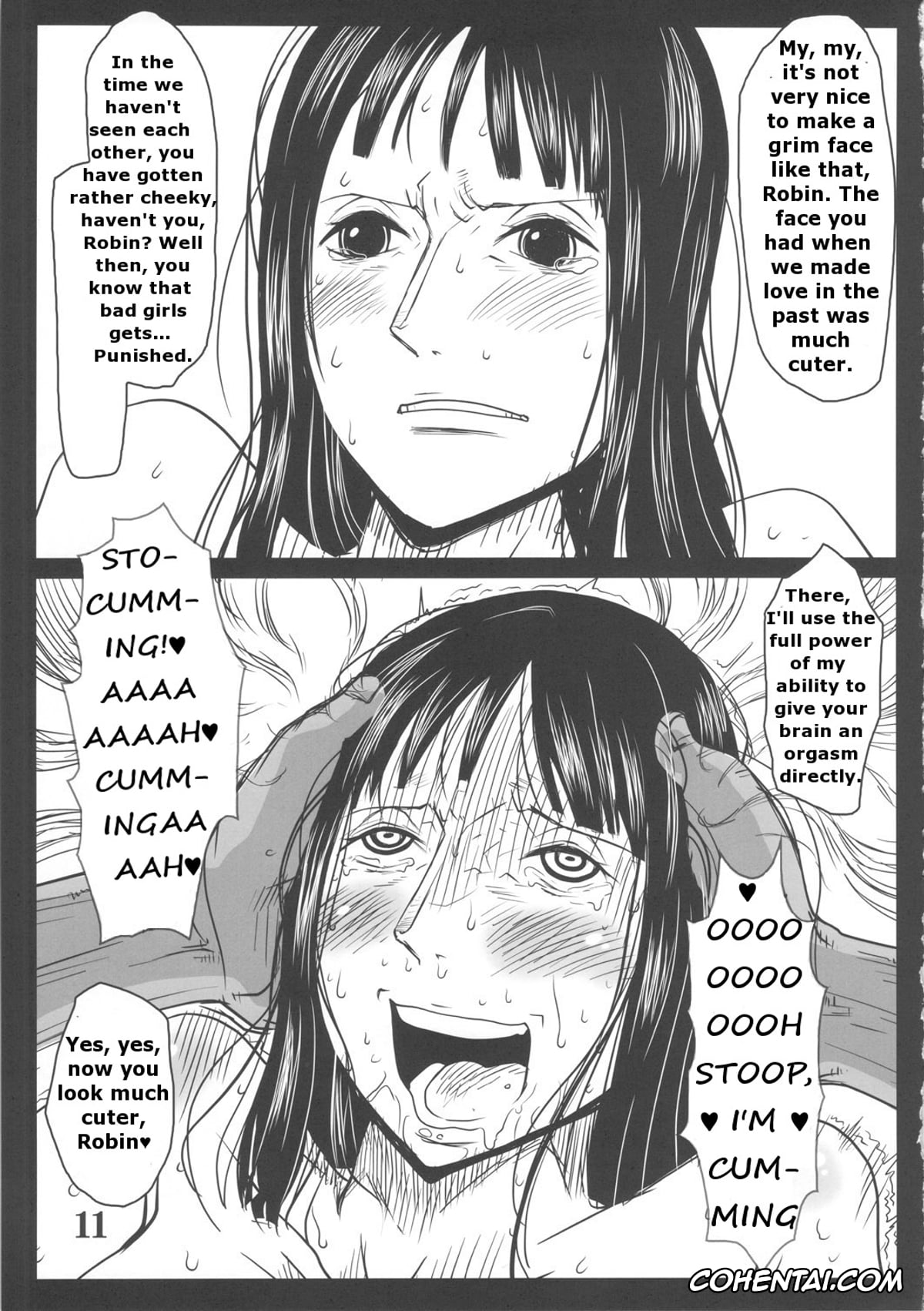 One Piece xxx, Nico Robin xxx, Metabolism OP Kyonyuu Kyoshiri Shoufu Nico Robin no Keshi Tai Kako (One Piece), pagina 10