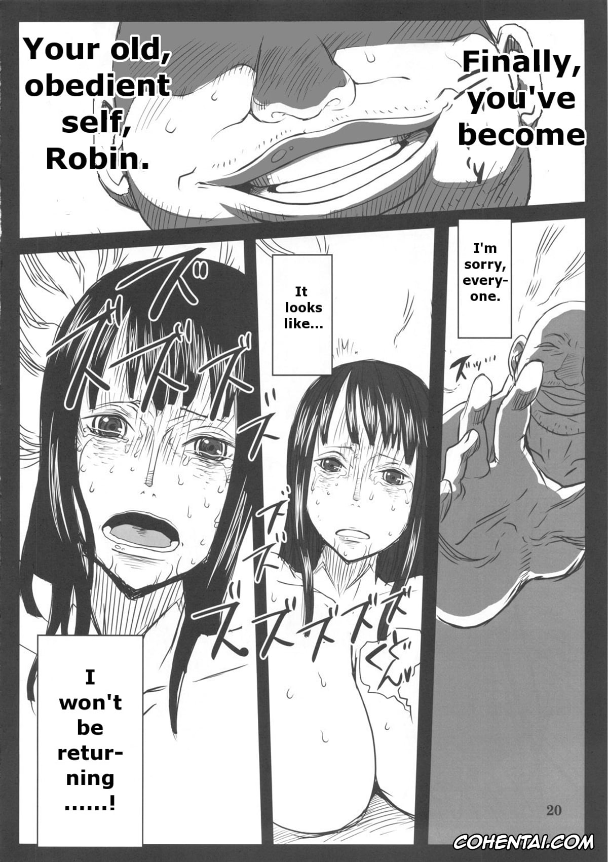 One Piece xxx, Nico Robin xxx, Metabolism OP Kyonyuu Kyoshiri Shoufu Nico Robin no Keshi Tai Kako (One Piece), pagina 19