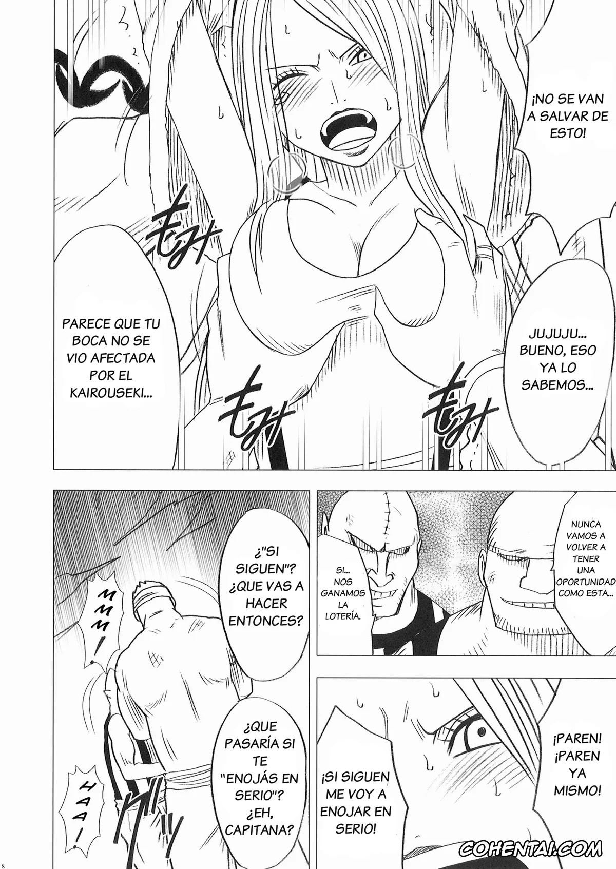 One Piece hentai, Jewelry Bonney hentai, Bonnie no Haiboku (One Piece), pagina 9