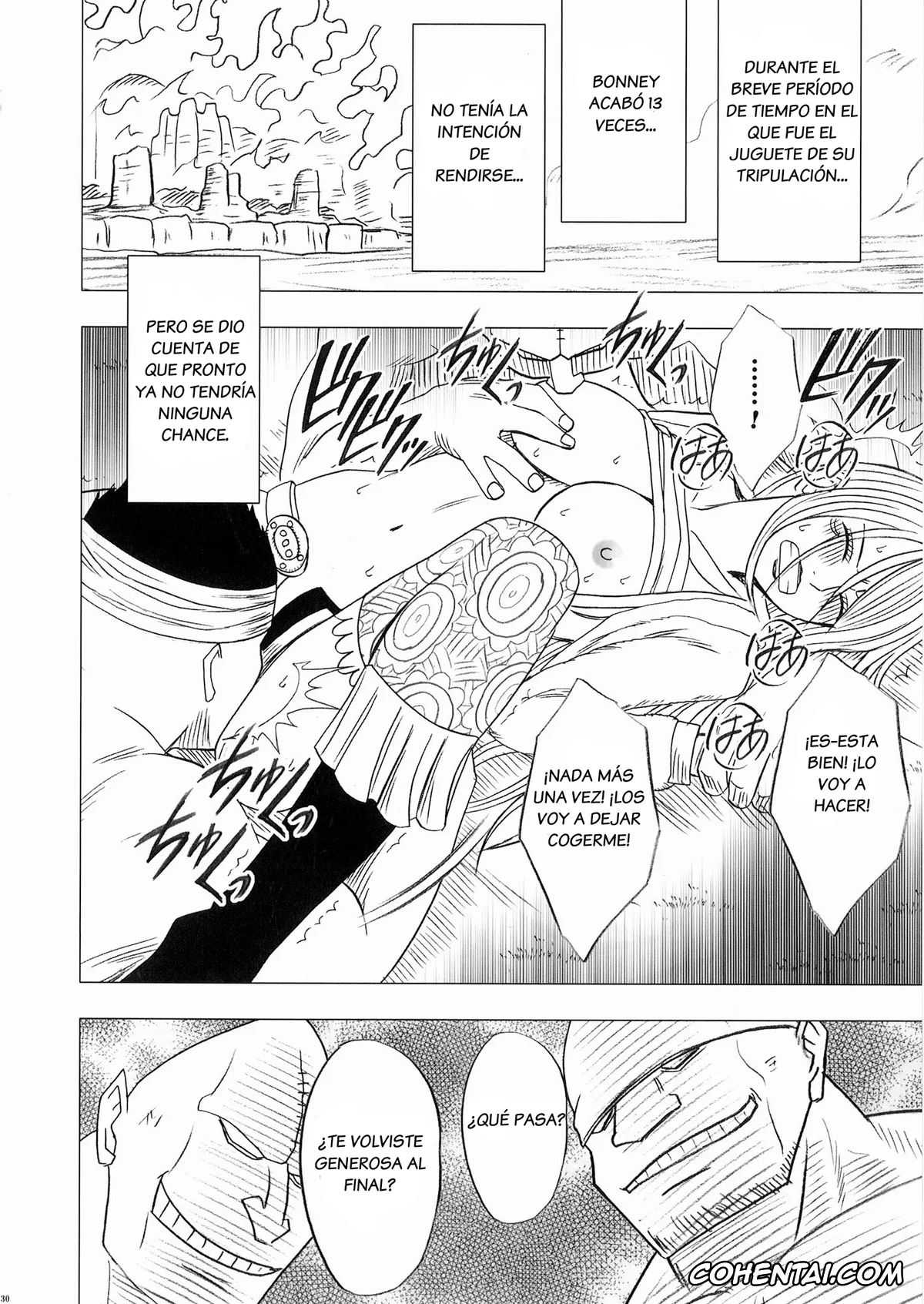 One Piece hentai, Jewelry Bonney hentai, Bonnie no Haiboku (One Piece), pagina 30