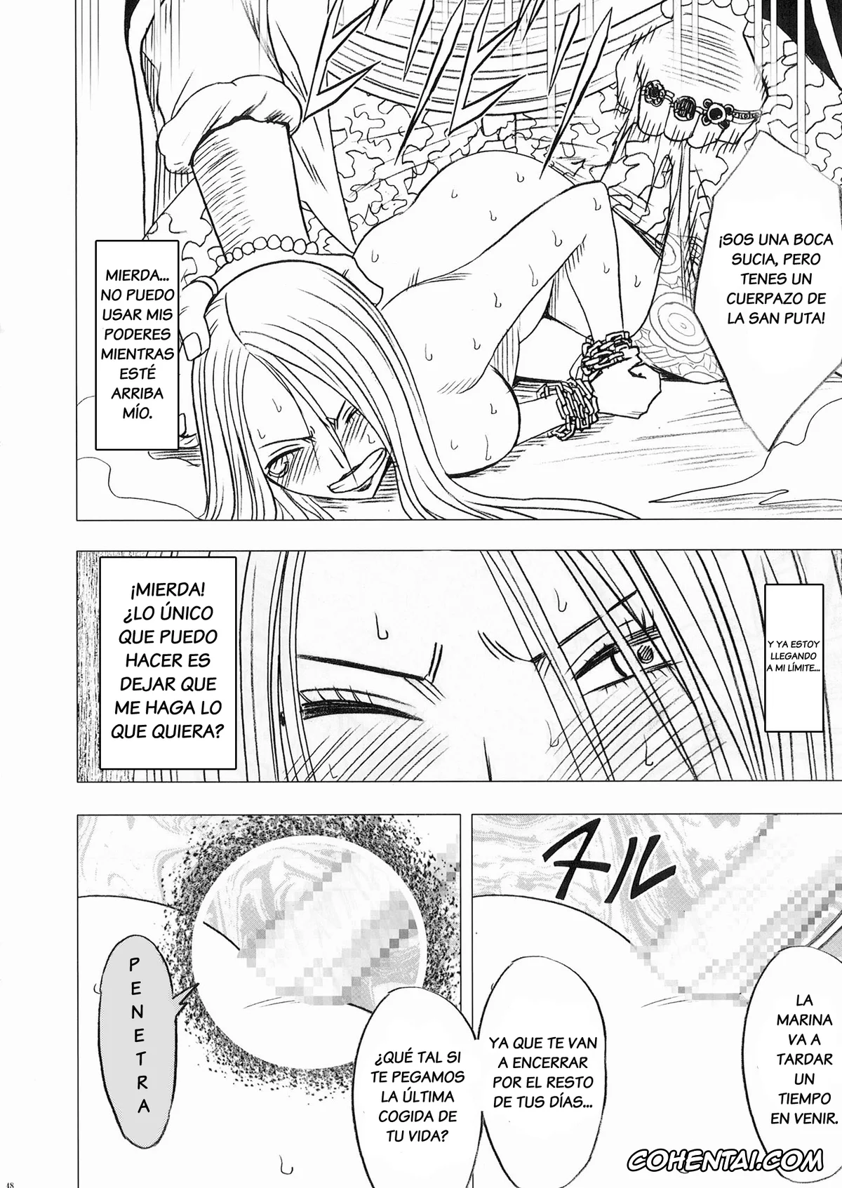 One Piece porno, Jewelry Bonney porno, Bonnie no Haiboku (One Piece), pagina 47
