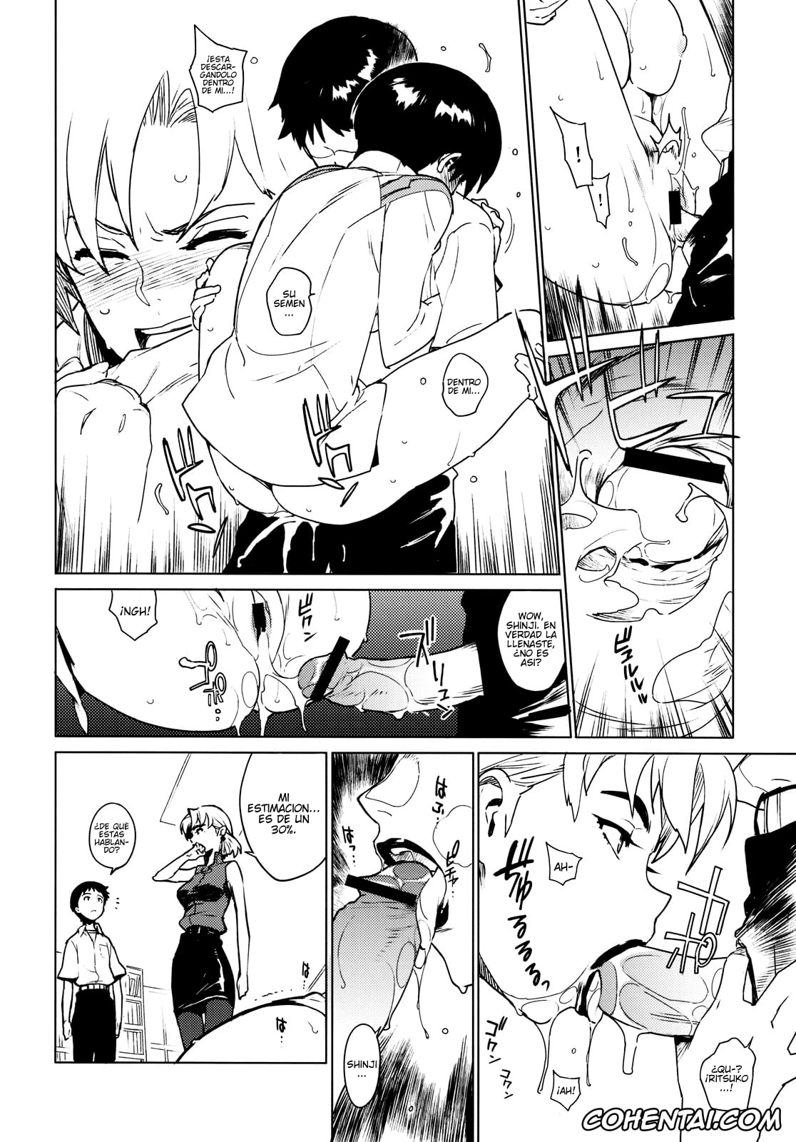 Neon Genesis Evangelion xxx, Maya Ibuki xxx, Ritsuko Akagi xxx, Shinji Ikari xxx, Lilium (Neon Genesis Evangelion), pagina 16