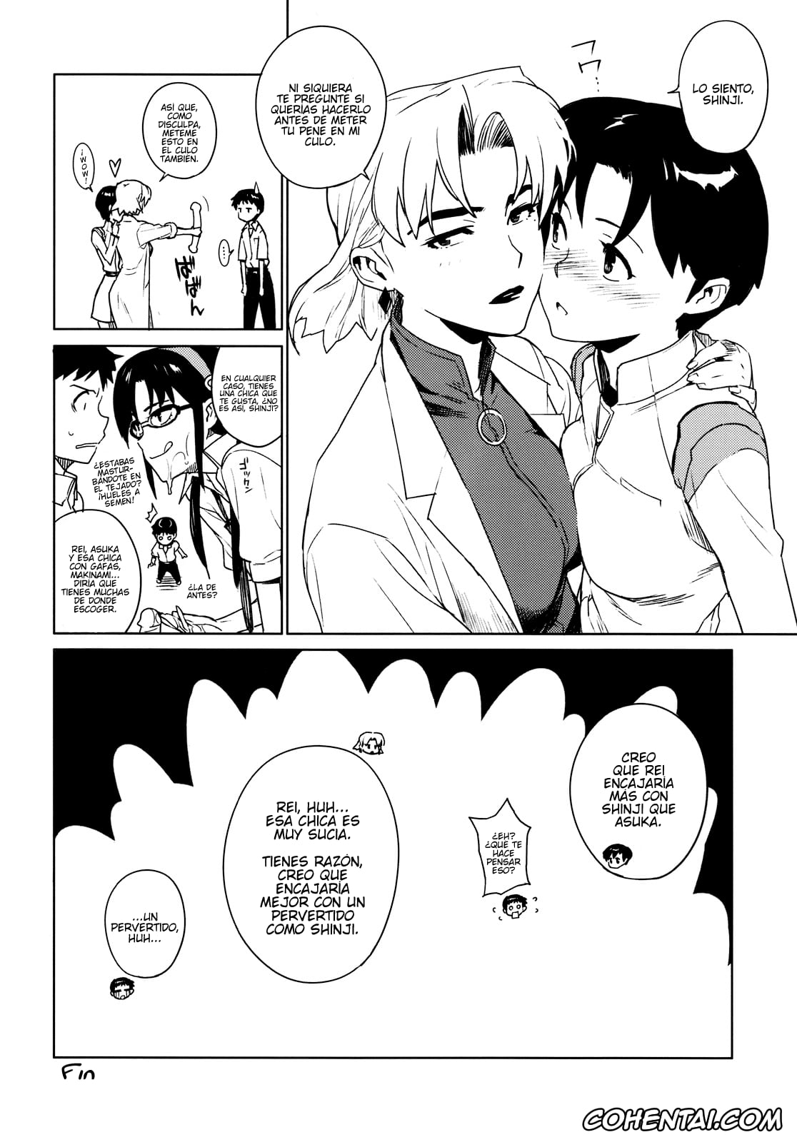 Neon Genesis Evangelion hentai, Maya Ibuki hentai, Ritsuko Akagi hentai, Shinji Ikari hentai, Lilium (Neon Genesis Evangelion), pagina 30