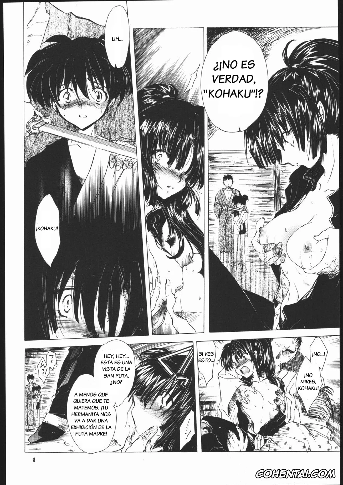 Inuyasha xxx, Sango xxx, Muku no Chi o Nagasu Ude (Inuyasha), pagina 7