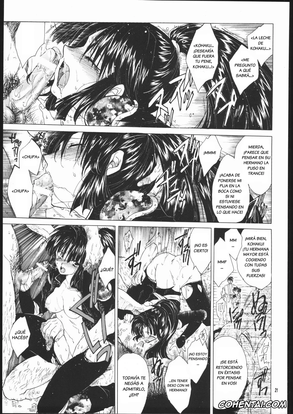 Inuyasha porno, Sango porno, Muku no Chi o Nagasu Ude (Inuyasha), pagina 20