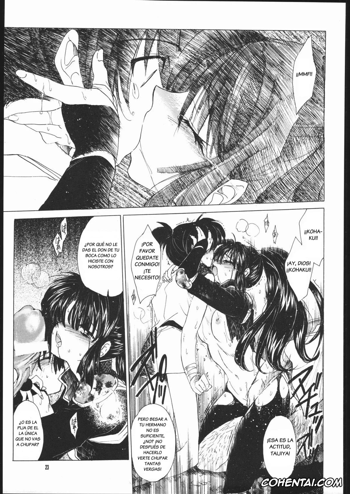Inuyasha xxx, Sango xxx, Muku no Chi o Nagasu Ude (Inuyasha), pagina 22