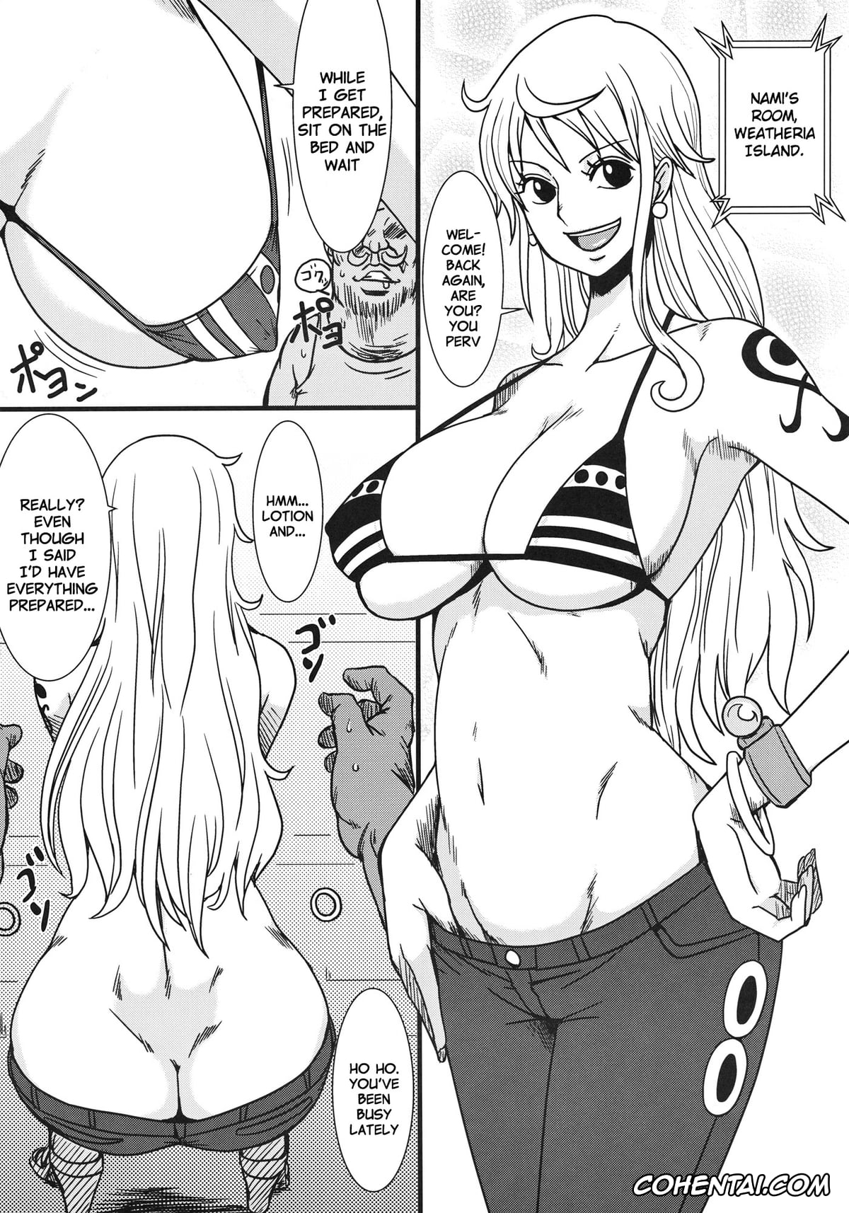 One Piece hentai, Nami hentai, Nami ni Norou!! 2 Years Later (One Piece), pagina 3