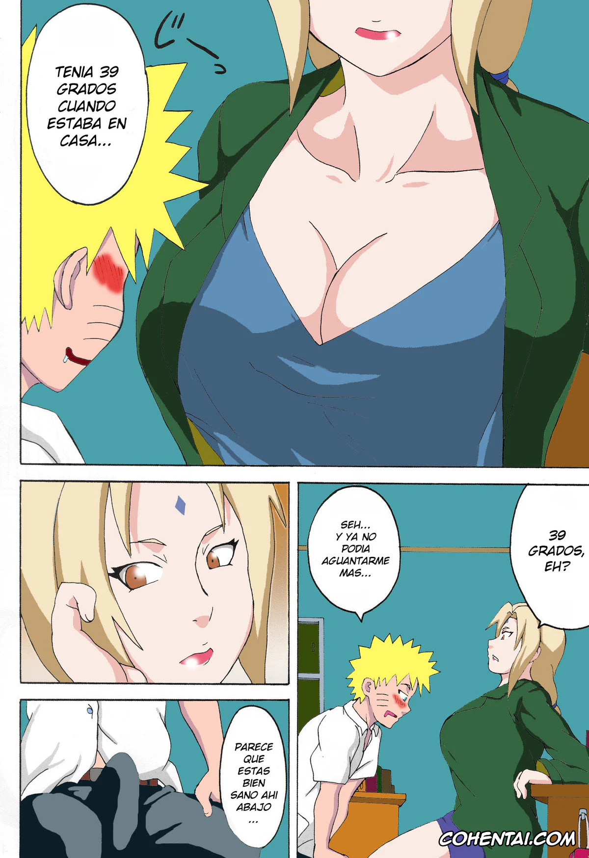 NARUTO hentai, Hinata Hyuga hentai, Naruto Uzumaki hentai, Tsunade hentai, Tsuna x Hina (Naruto), pagina 3