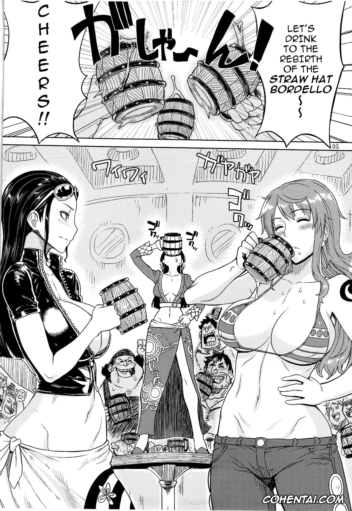 One Piece xxx, Boa Hancock xxx, Nami xxx, Nico Robin xxx, MEROMERO GIRLS NEW WORLD (One Piece), pagina 4
