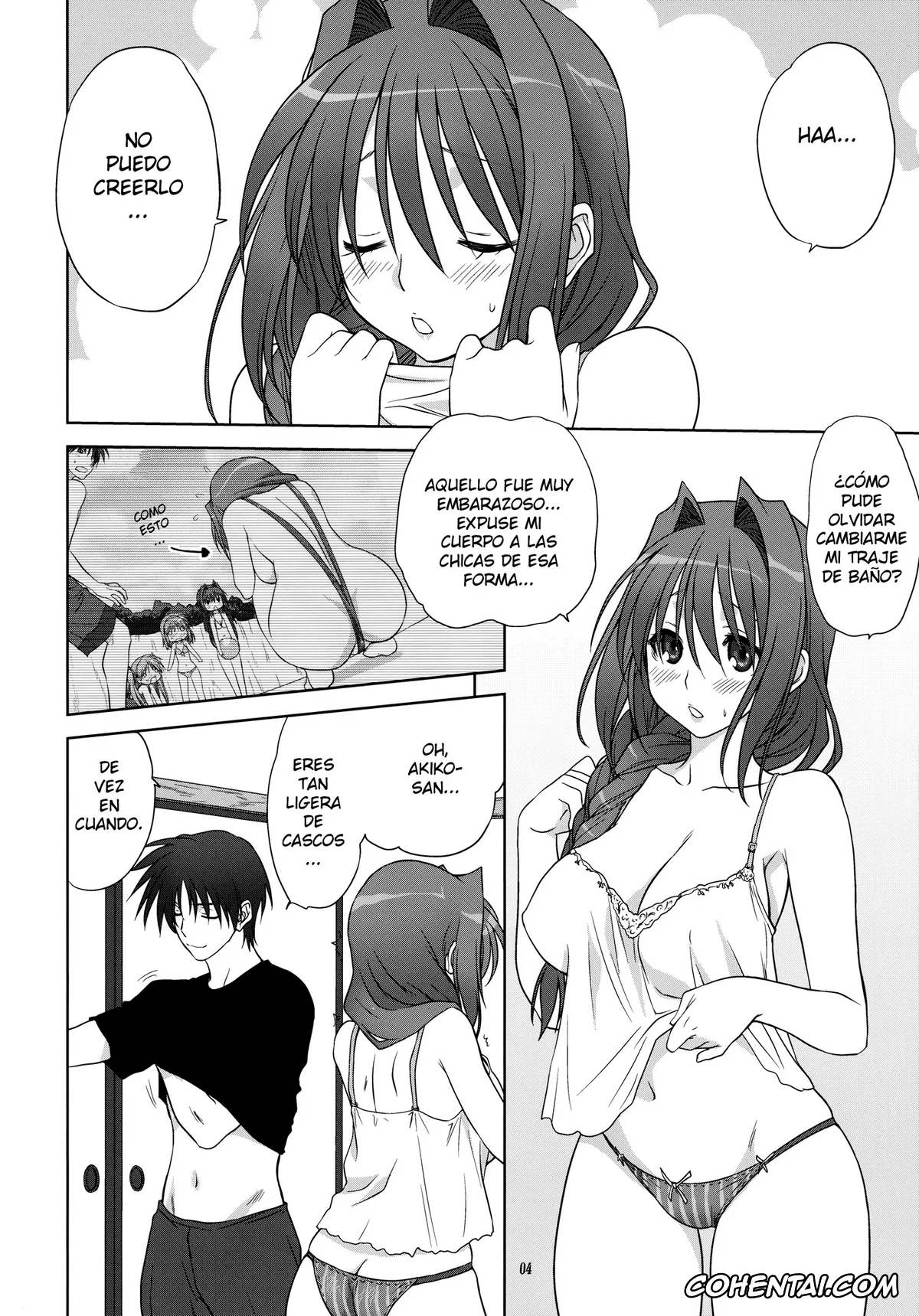 Kanon hentai, Akiko Minase hentai, Yuuichi Aizawa hentai, Akiko-san to Issho 9 (Kanon), pagina 3