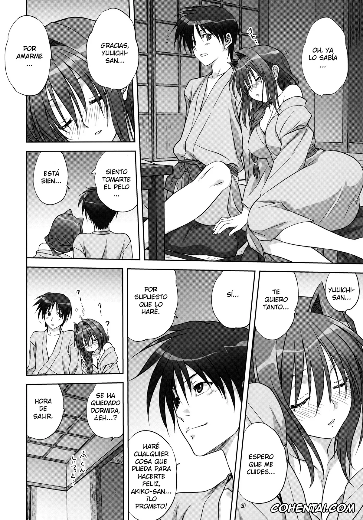 Kanon xxx, Akiko Minase xxx, Yuuichi Aizawa xxx, Akiko-san to Issho 9 (Kanon), pagina 19