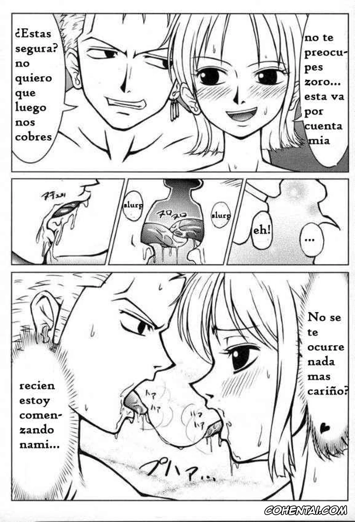 One Piece porno, Nami porno, Gekitotsu! Crew Meeting (One Piece), pagina 5