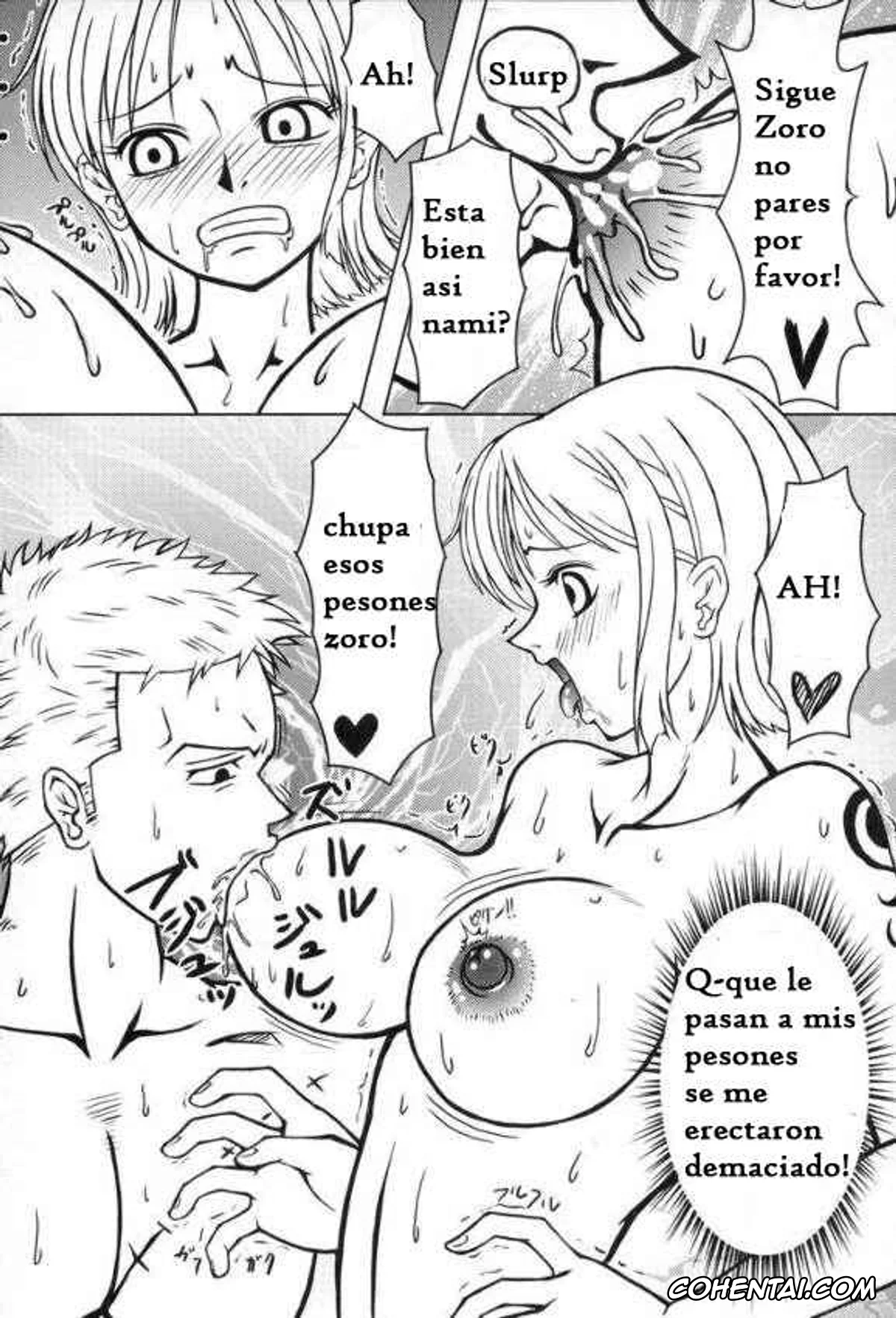 One Piece porno, Nami porno, Gekitotsu! Crew Meeting (One Piece), pagina 8