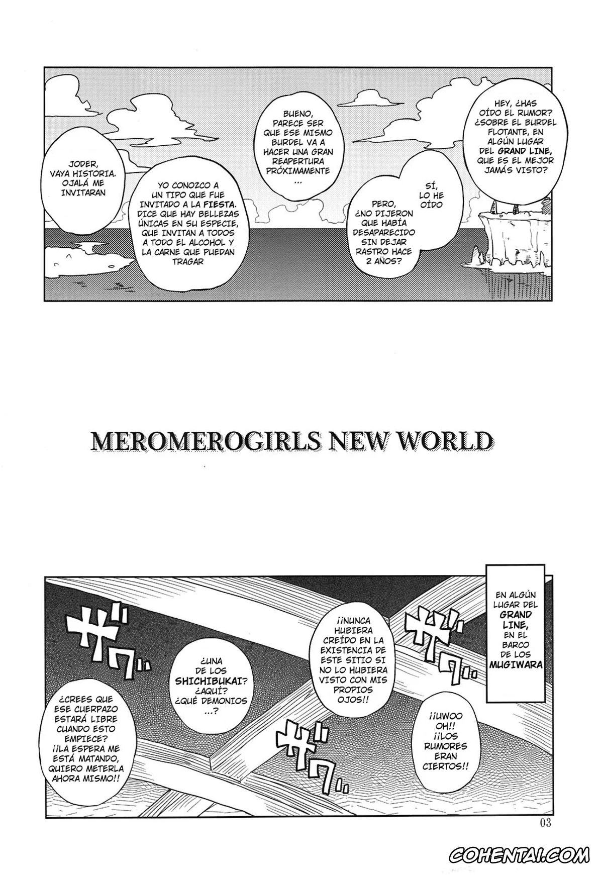 One Piece porno, Boa Hancock porno, Nami porno, Nico Robin porno, Mero Mero Girls New World (One Piece), pagina 2