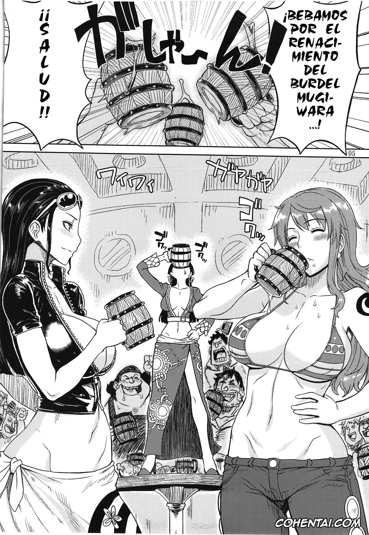 One Piece xxx, Boa Hancock xxx, Nami xxx, Nico Robin xxx, Mero Mero Girls New World (One Piece), pagina 4