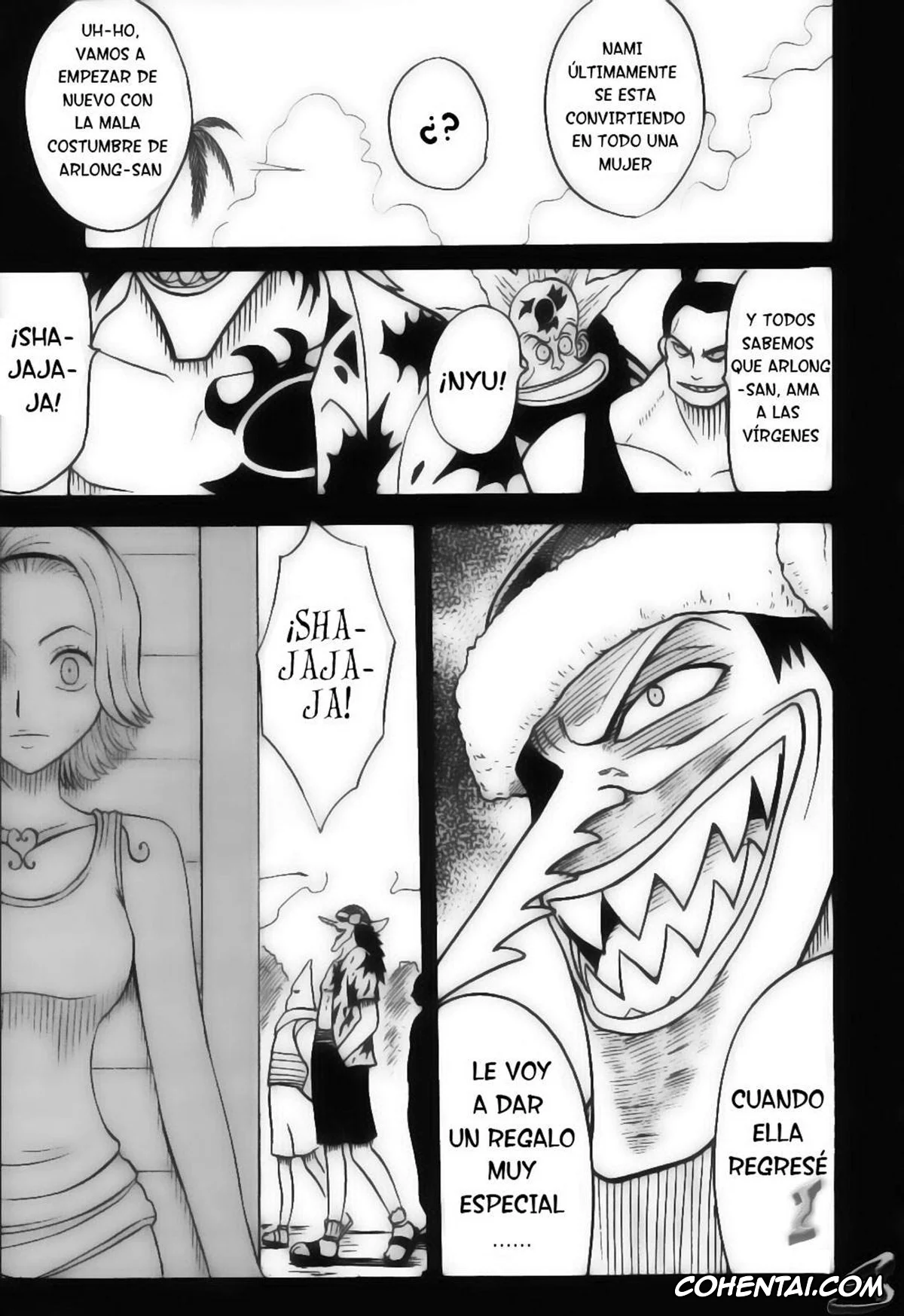One Piece xxx, Arlong xxx, Monkey D. Luffy xxx, Nami xxx, Nojiko xxx, VOYAGE (One Piece), pagina 4