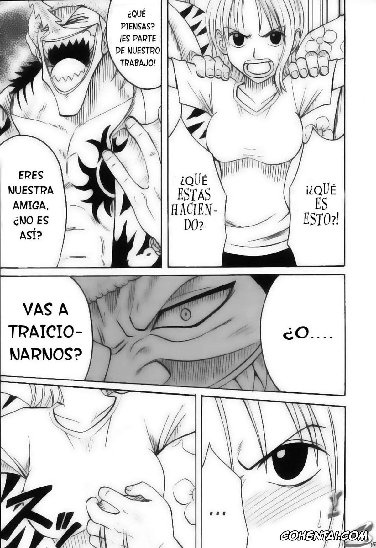One Piece hentai, Arlong hentai, Monkey D. Luffy hentai, Nami hentai, Nojiko hentai, VOYAGE (One Piece), pagina 33