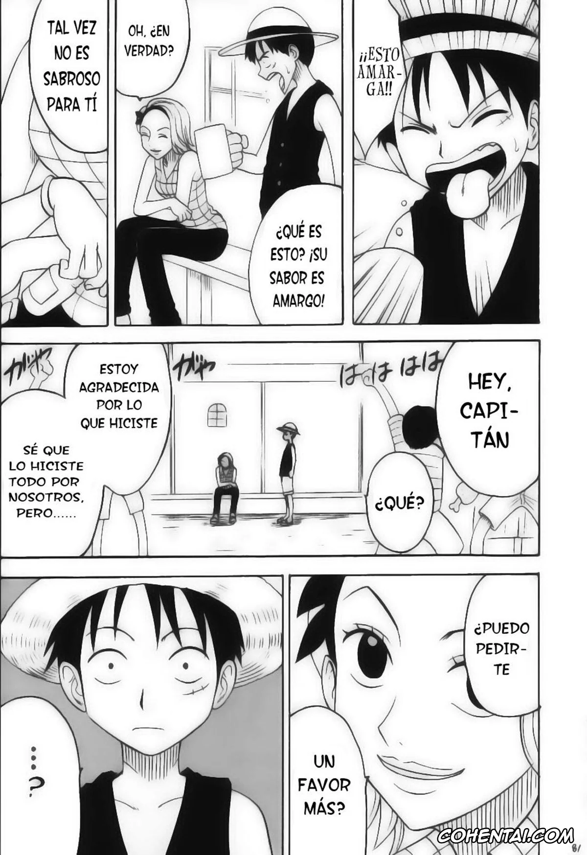One Piece xxx, Arlong xxx, Monkey D. Luffy xxx, Nami xxx, Nojiko xxx, VOYAGE (One Piece), pagina 79
