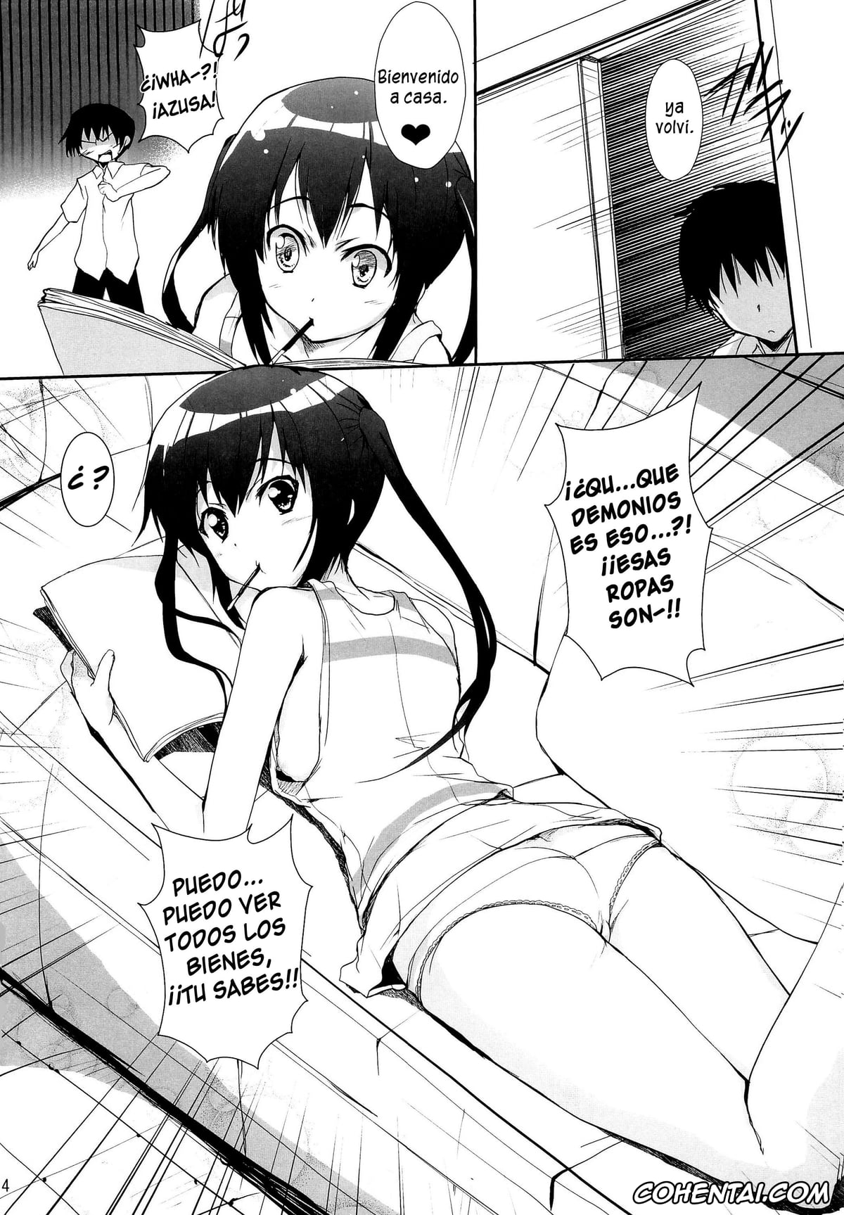 K-ON! xxx, Azusa Nakano xxx, Zoku – Ore no Gimai ga Azunyan no Wake ga Nai (K-ON!), pagina 4