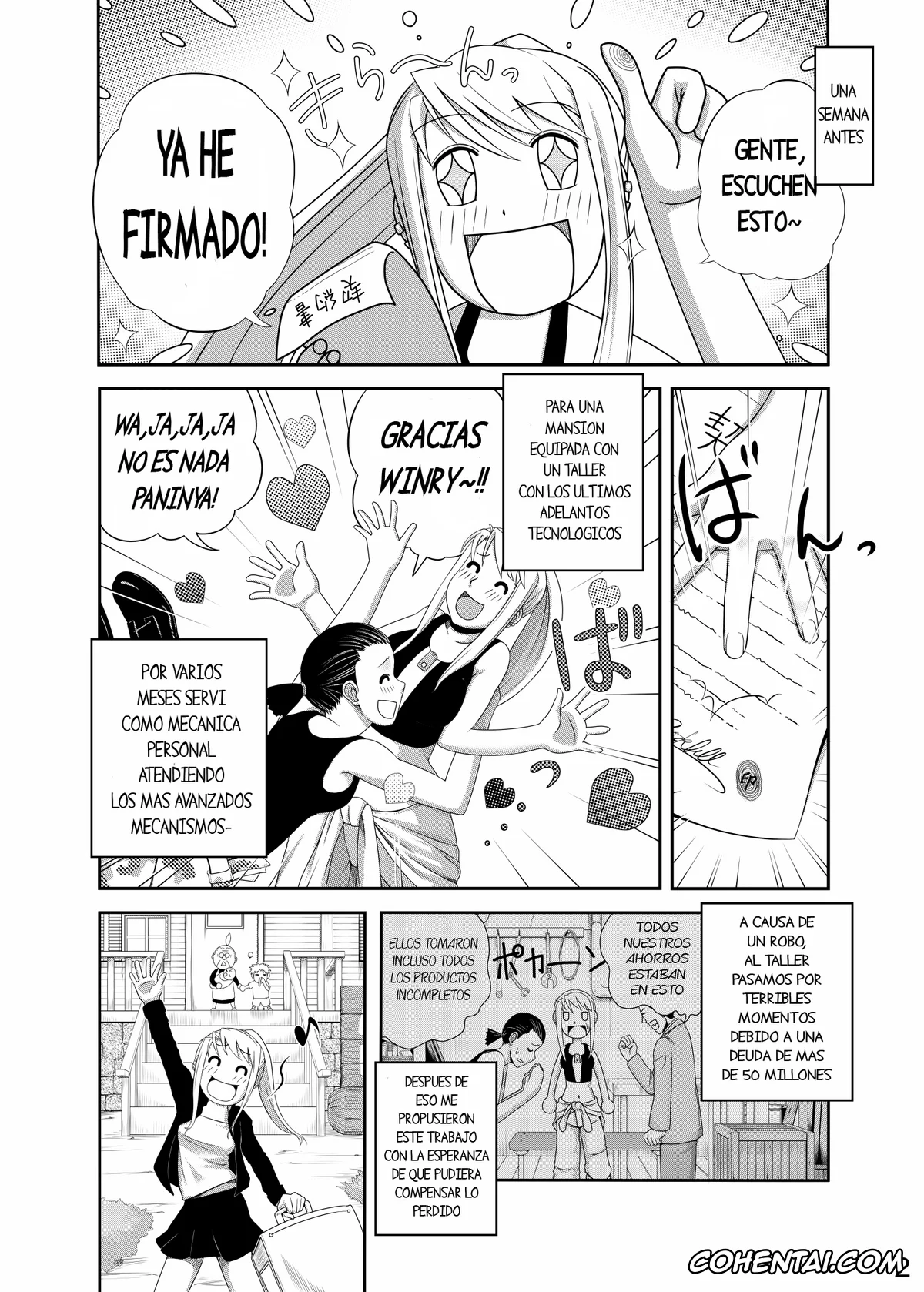 Fullmetal Alchemist | Hagane No Renkinjutsushi xxx, Winry Rockbell xxx, Gishi Gishi An An ~ Hentai Fugou ni Netorare Ikkagetsu (FullMetal Alchemist), pagina 4