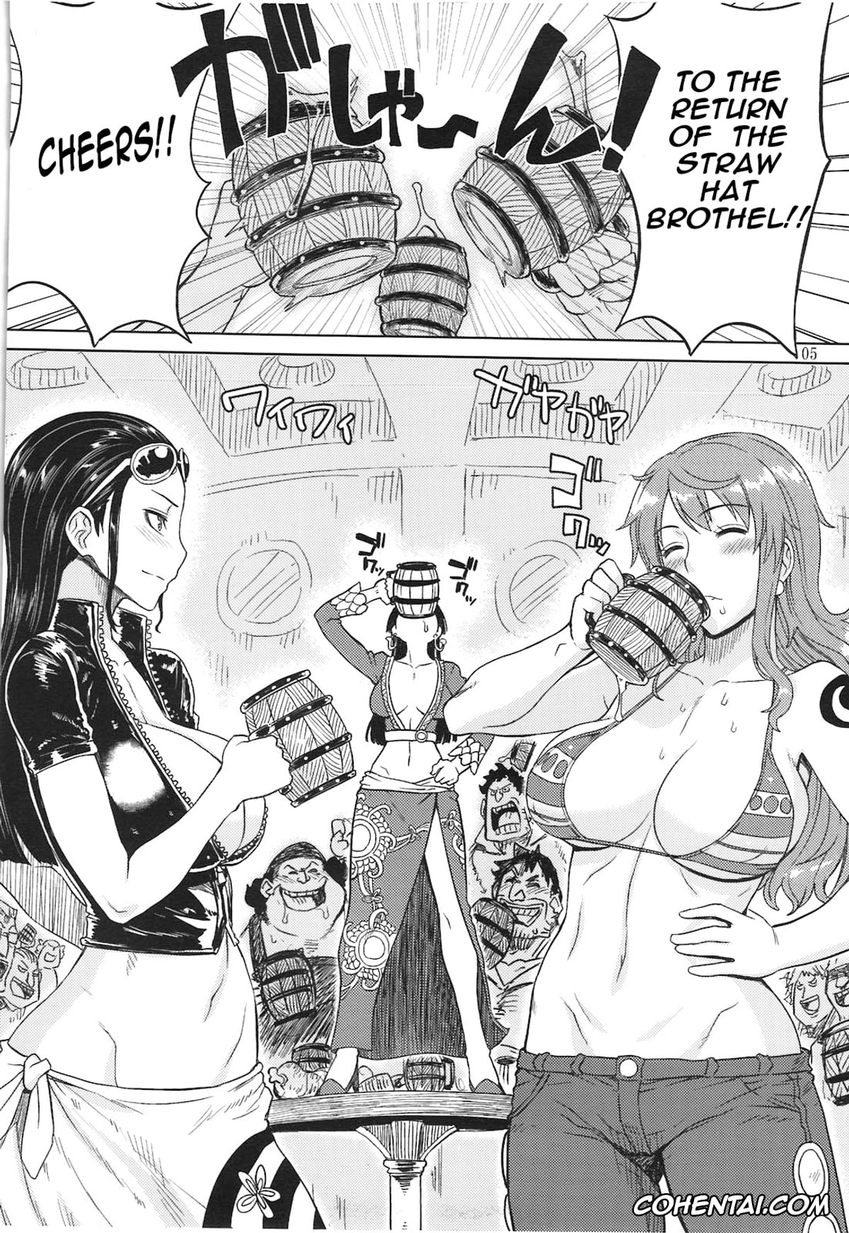 One Piece xxx, Boa Hancock xxx, Nami xxx, Nico Robin xxx, MEROMERO GIRLS NEW WORLD (One Piece), pagina 4