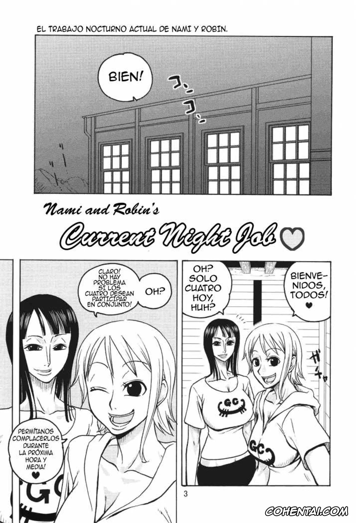 One Piece porno, Nami porno, Nico Robin porno, Nami no Koukai Nisshi EX NamiRobi 2 (One Piece), pagina 2